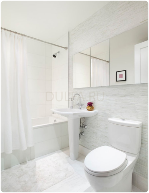 Белые ванные комнаты – безумие или элегантность
