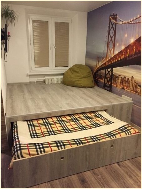 Как использовать кровать-подиум в интерьере