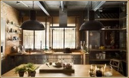 Кухня в стиле лофт (101 фото решение, 1 видео)