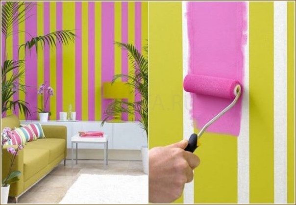 We paint the walls using fashionable technology