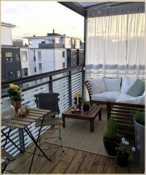 3 варианта рационального использования маленького балкона или лоджии