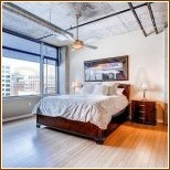 Дизайн спальни в стиле лофт 150+ фото