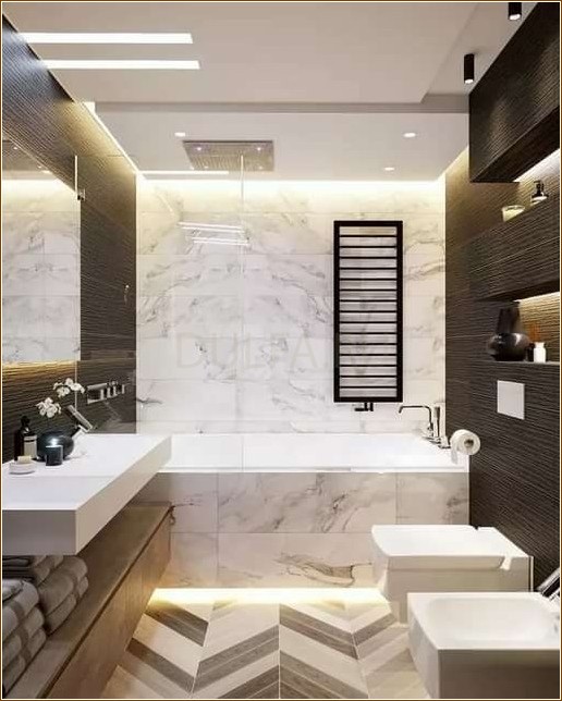 Как украсить современную ванную комнату