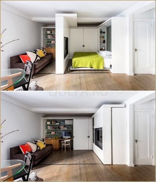 Мебель, которая загромождает пространство в маленькой квартире