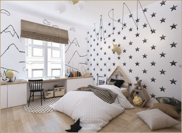Обустройство детской комнаты в скандинавском стиле