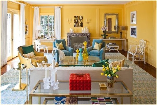 Медово-желтый – в соответствии с последними тенденциями в дизайне интерьера