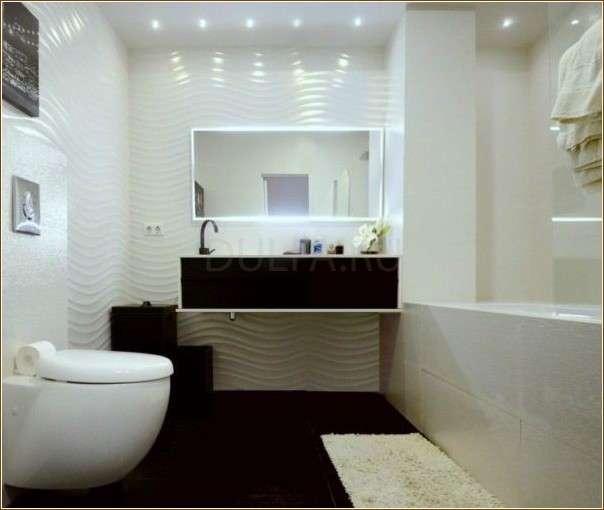 Особенности дизайна ванной комнаты в стиле минимализм