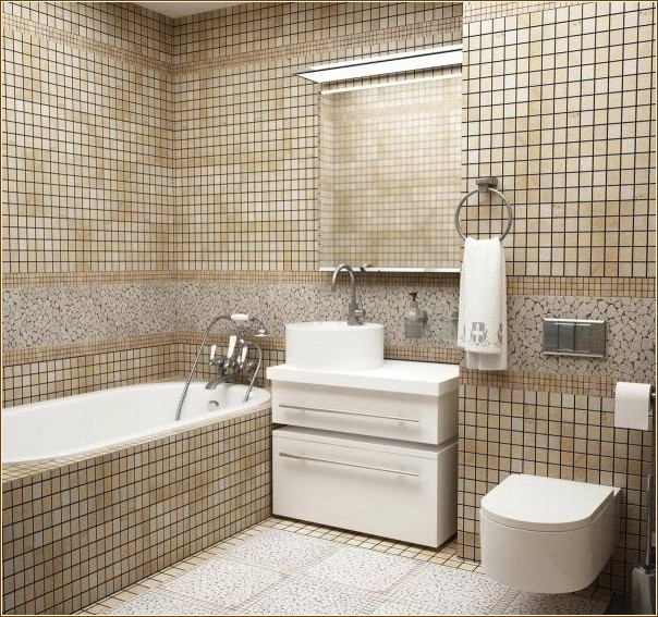 Мозаика – один из лучших способов украсить ванную комнату
