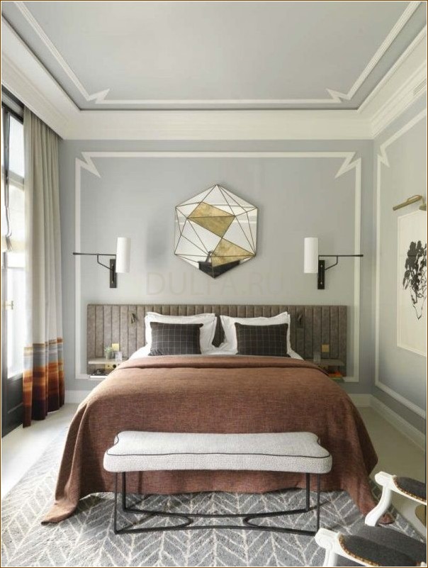 интерьер спальни в парижском стиле