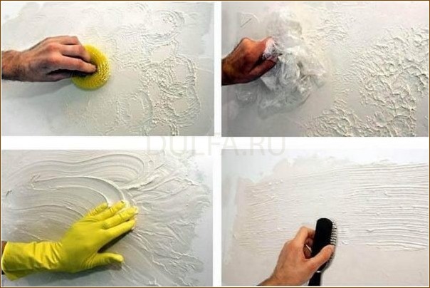 Как сделать декоративное покрытие стен шпаклевкой
