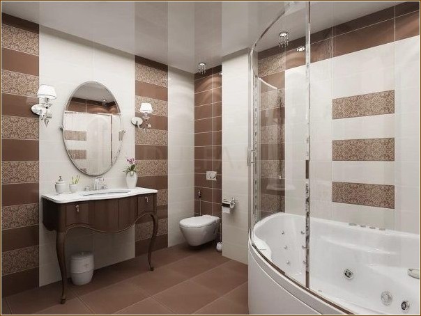 Лучшие варианты оформления современной ванной комнаты
