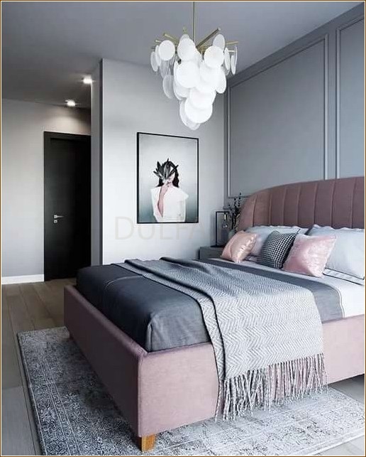Серый цвет для оформления интерьера спальни