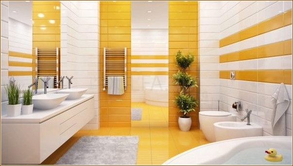 Правильное сочетание цветов для стен и пола в ванной комнате