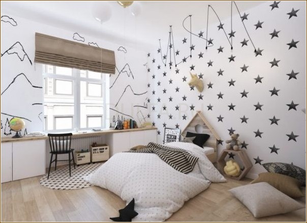 Оформление детской комнаты в скандинавском стиле