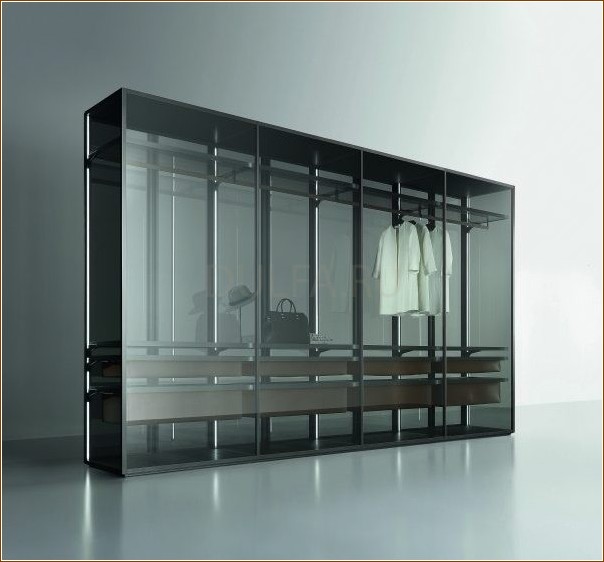 Transparent cabinets in the interior: create a truly unique environment in your home