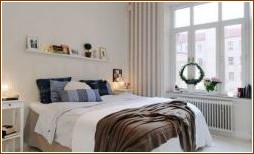 Спальня в скандинавском стиле (160 фото)