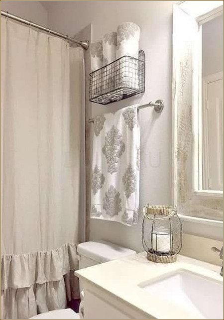 Способы хранения полотенец в ванной