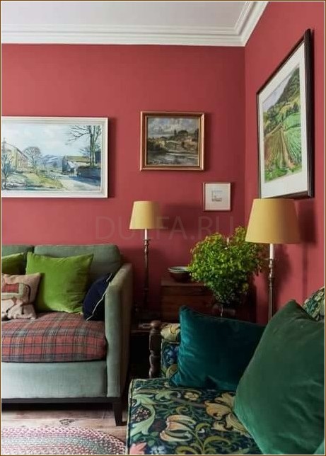 The most unfortunate color combinations. It is best to use them in the interior