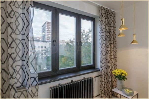 Dark window profiles are a great alternative to the standard white color