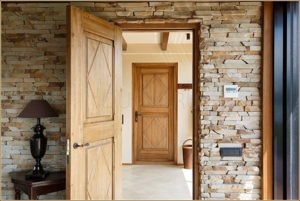 What are the advantages of wooden interior doors?