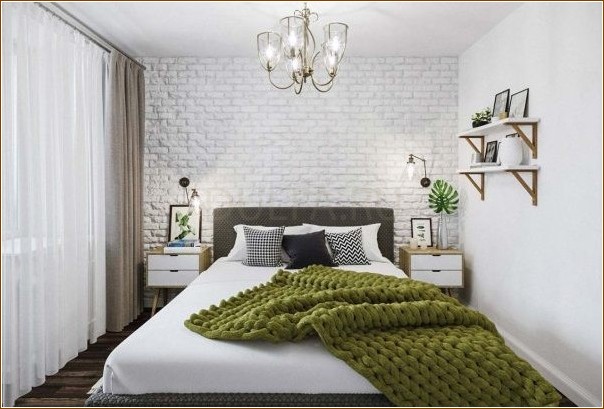 Knitted bedroom - a new direction in the interior