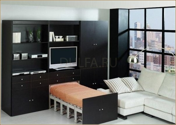 Built-in furniture in an apartment: advantages and disadvantages
