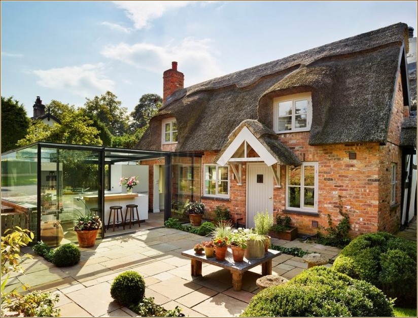 Country cottages (150 beautiful design photos)