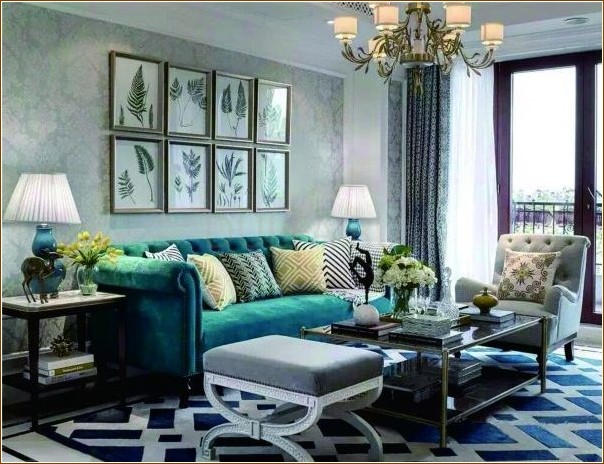 Everything you wanted to know about a turquoise sofa in a modern interior