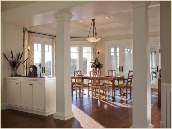 Memorable interiors with columns